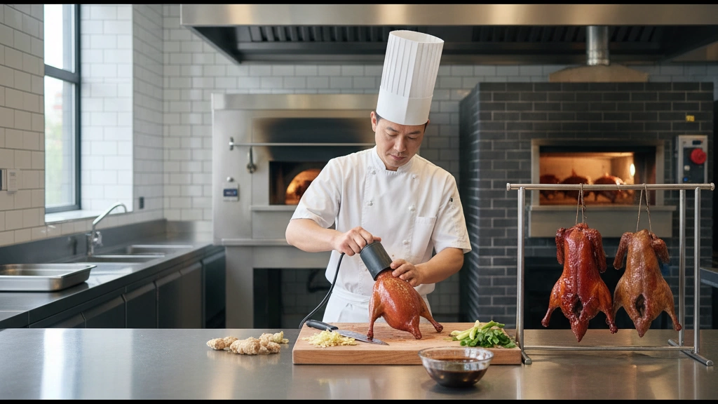 Beijing roast duck traditional preparation