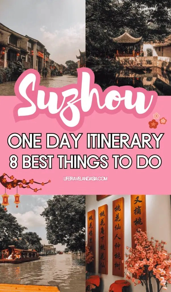 Best 1-Day Suzhou Itinerary Highlights